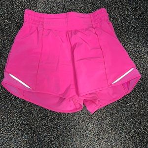 Lululemon Sonic Pink Hotty Hot Shorts